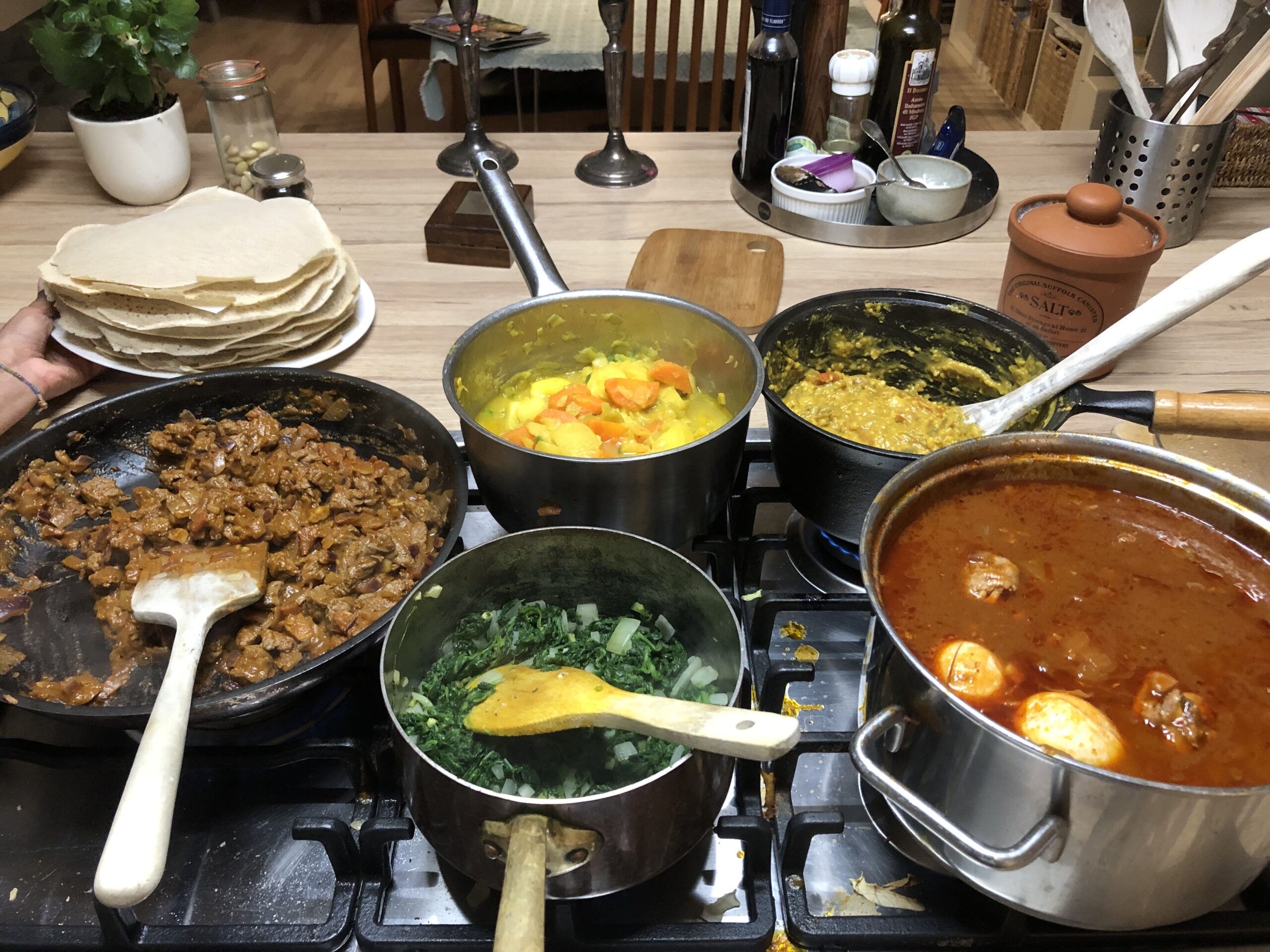 Injera – det etiopiske køkken