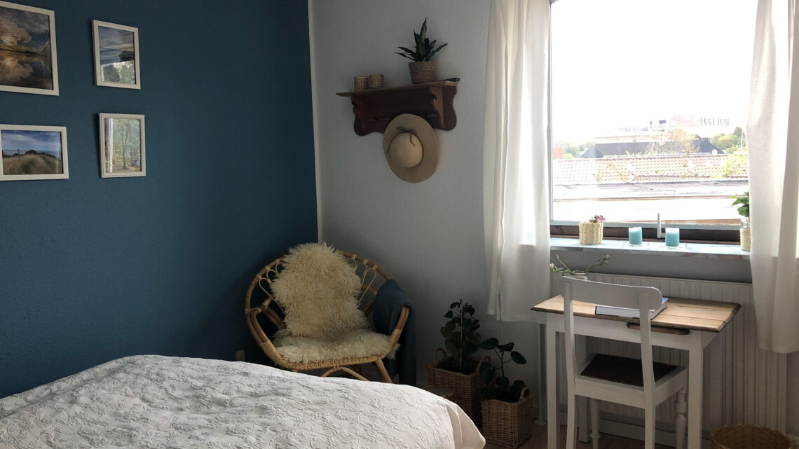 Velkommen i det blå – vi har lavet gæsteværelse